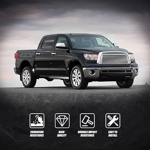 Miniatura 6 de RANSOTO Burlete de moldura para ventana compatible con Toyota Tundra Crewmax 2007-2019 Cinturón de sellado 4 piezas que sustituye a 68210-0C020