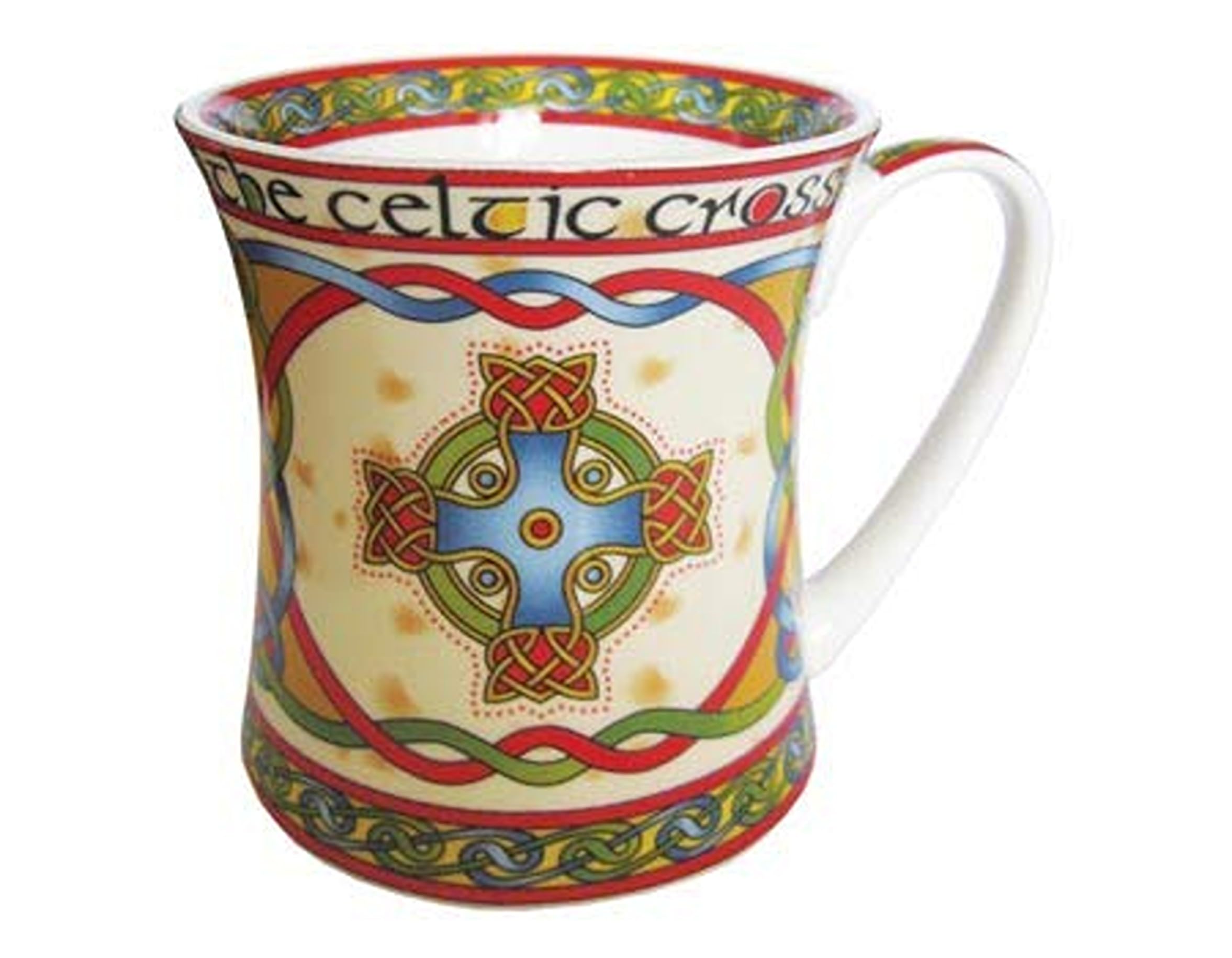 Royal Tara Transparent Celtic Cross Design Bone China Mug