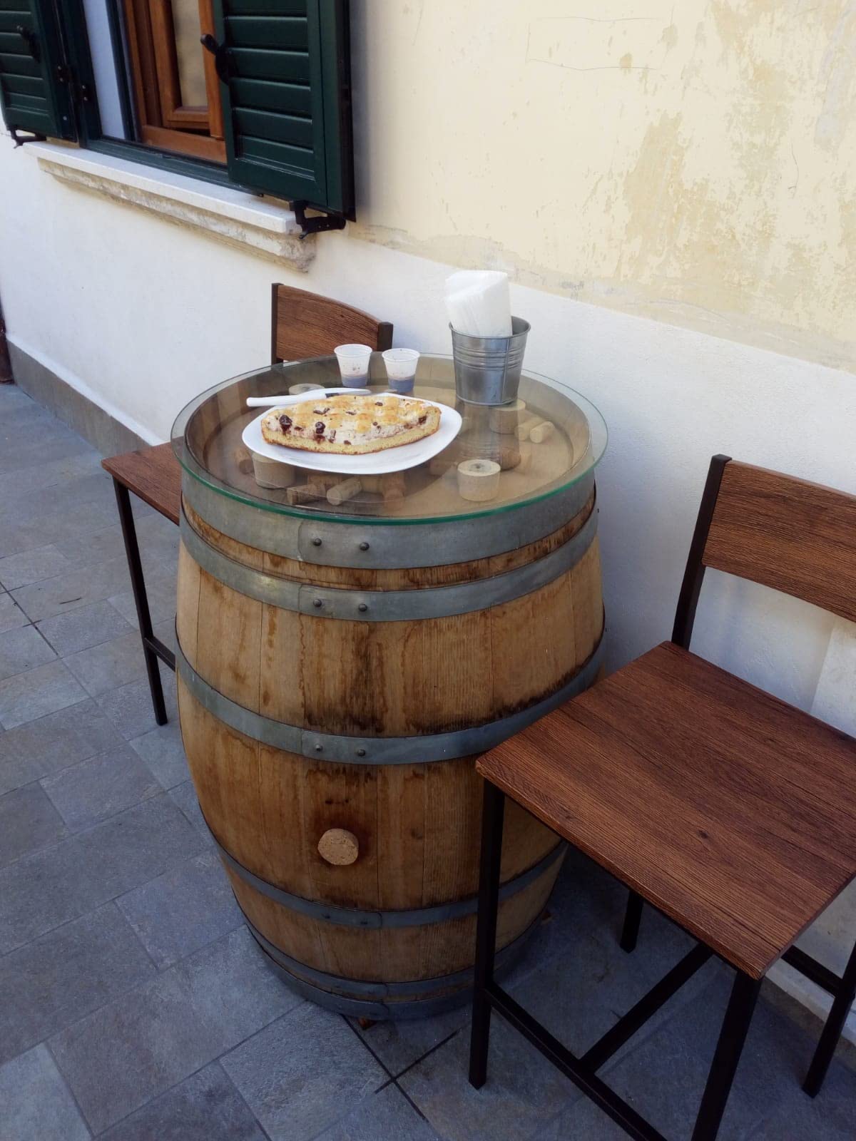 yelloo - Sgabelli Bar (Set da 2) Sgabelli Cucina Ideale per Isola Cucina, Sgabelli da Bar per Mobile Bar e Tavolo Bar, Struttura in Metallo (Set da 2 Sgabelli Venice)