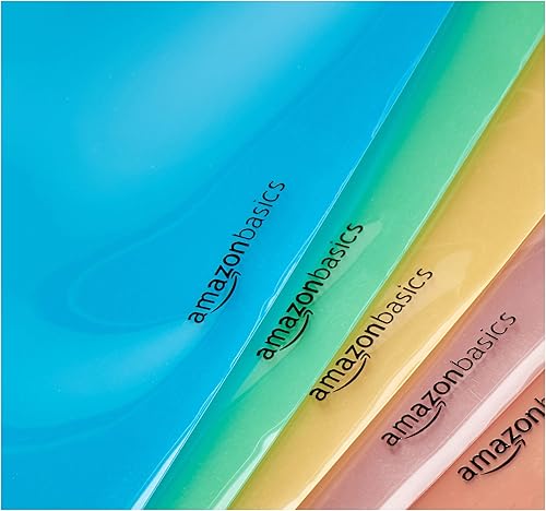 Miniatura 4 de Yaxa Basics Separadores de pestañas para carpeta de 3 anillos, dos bolsillos, tamaño carta, colores surtidos, 5