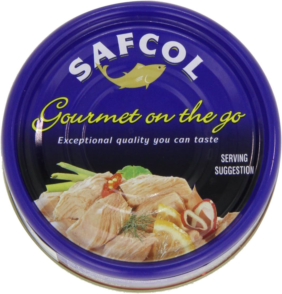 SAFCOL Gourmet on the Go Chunk Light Tuna with Spicy Chili (Chipotle), 6-Ounce Cans (Pack of 12)