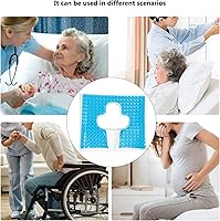 Vista 5 de Cojín antiescaras para úlceras de cama, cojín para silla de ruedas antidecúbito para pacientes ancianos postrados en cama discapacitados