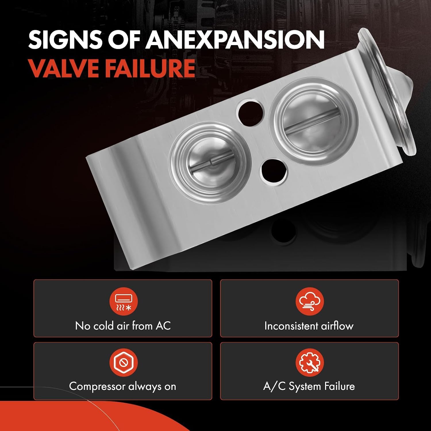 A-Premium Front AC Expansion Valve Compatible with Hyundai Elantra 2005-2006 2.0L, Entourage 2007-2008 3.8L & Kia Sedona 2006-2010 3.8L, Sedona 2011-2014 3.5L