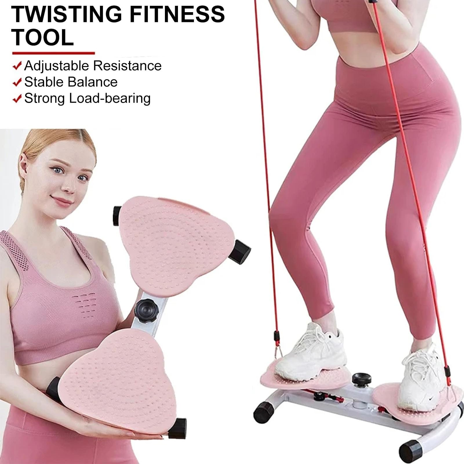 Waist Twist Disc, Balance Board Strumento per il Fitness Macchina per l'allenamento Addominale Massaggio ai Piedi Perdita di Peso Tavola per Esercizi di Equilibrio
