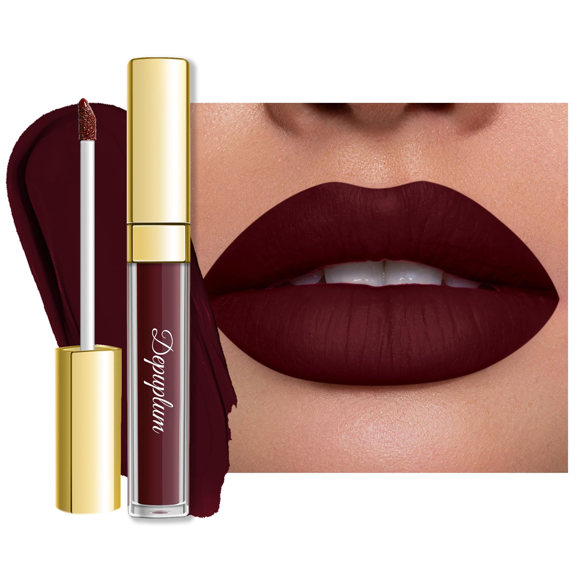Depuplum Brown Lipstick Matte for Women Color Stay Long Lasting Lipsticks DM33 Maduro Love