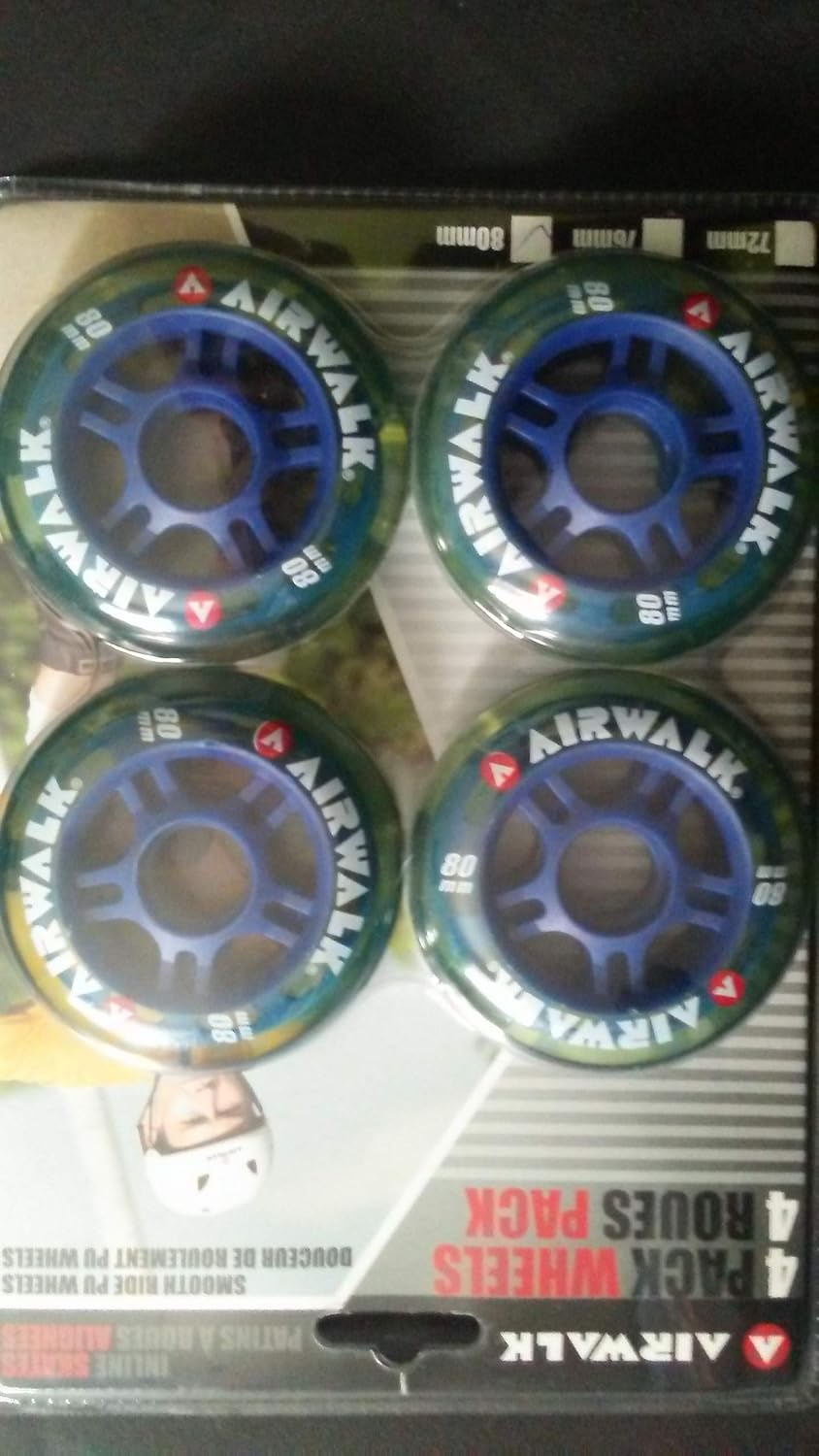 Airwalk Inline Skates 4 Pack of Wheels (80 mm), Wheels Amazon Canada