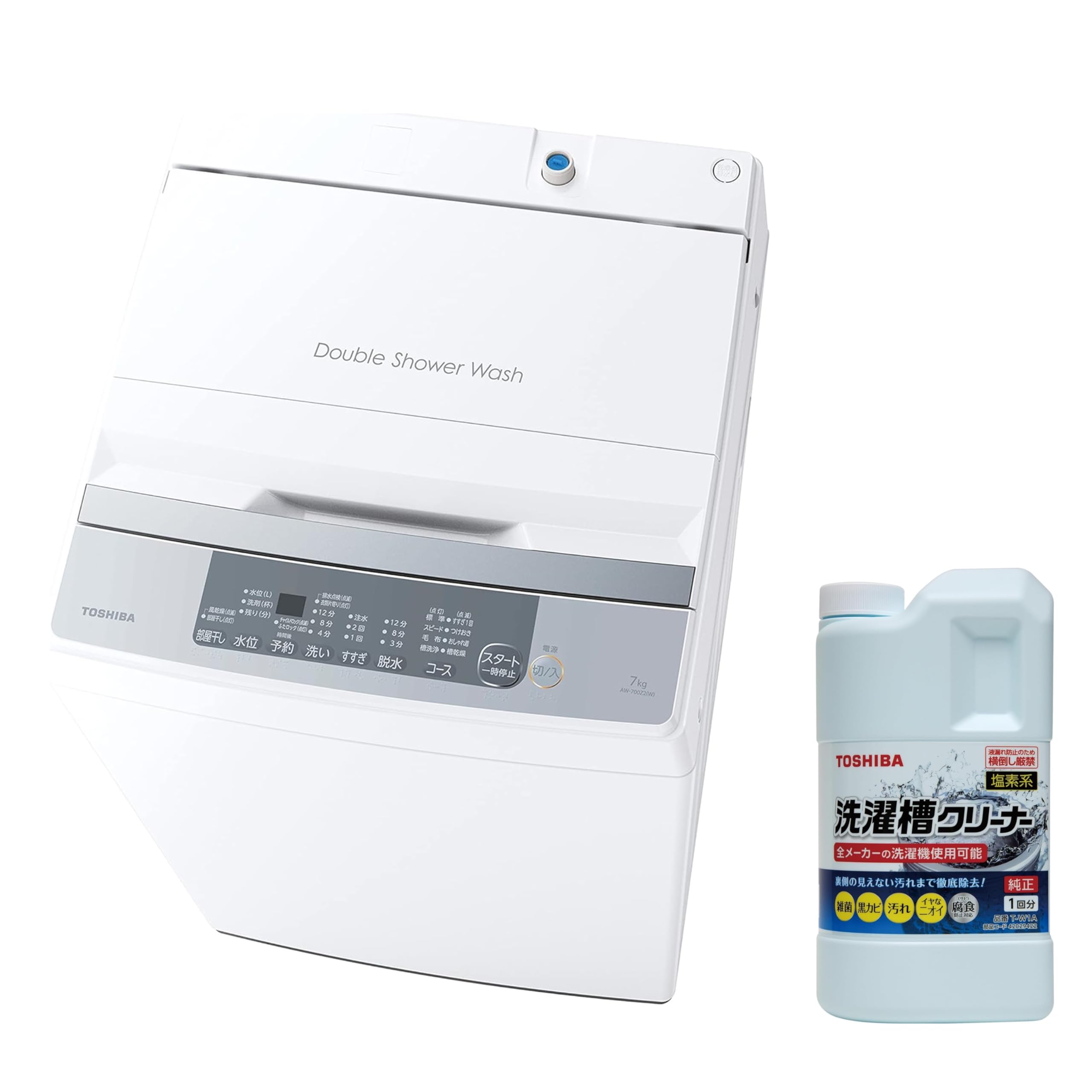 Amazon.co.jp: TOSHIBA(東芝) 全自動洗濯機&洗濯槽クリーナー 7kg AW