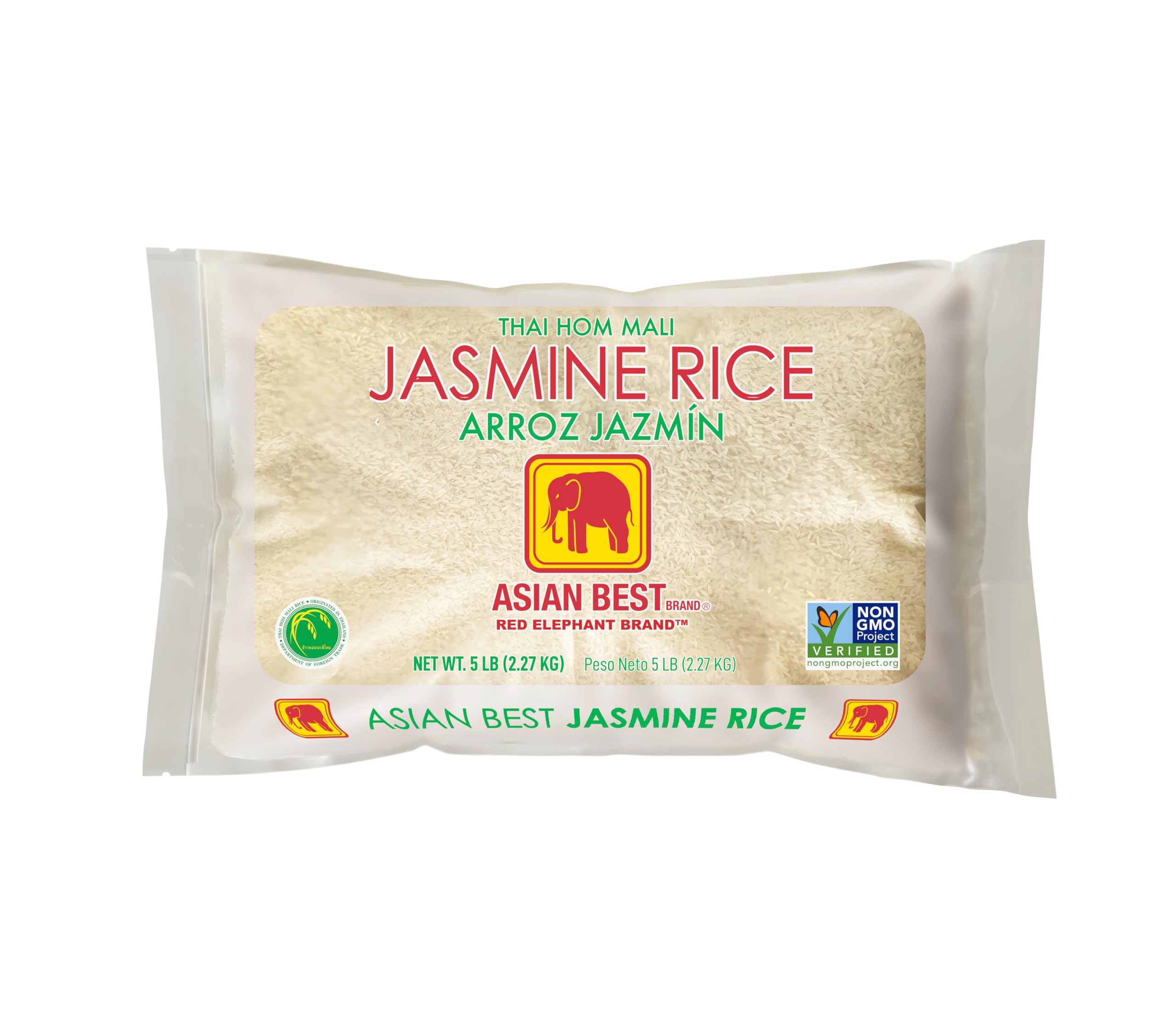 Asian Best Jasmine Rice, 5 Pound (1)