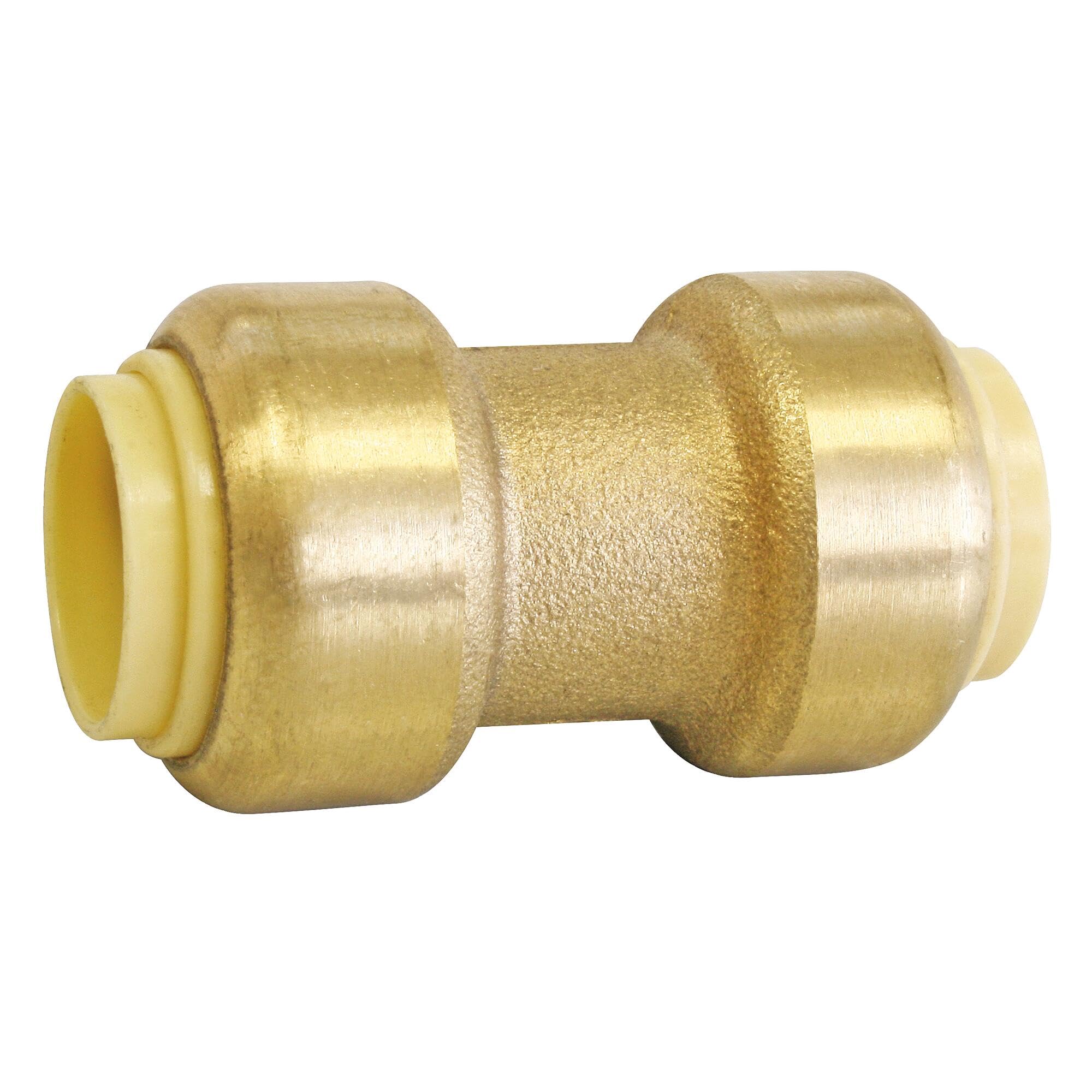 SOMATHERM FOR YOU, Manchon laiton à clipser pour tubes cuivre, PER ou multicouche Ø16 mm, montage rapide et facile, raccord auto-​étanche, démontable, durable, pression max 4 bars