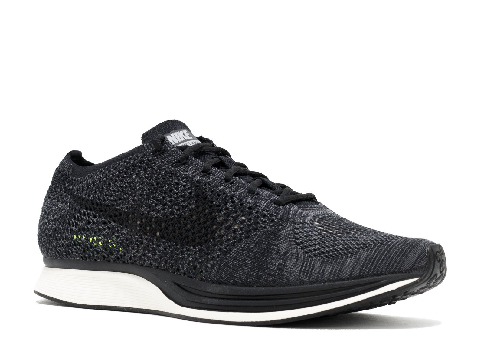 NIKE Flyknit Racer Blackout - Black/Black-Dark Grey-Volt Trainer