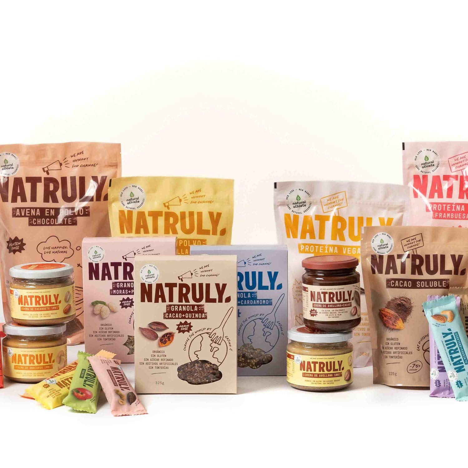 Granola BIO NATRULY, Frutos Secos y Semillas Sin Cereales, Sin Gluten y Sin Azúcar Refinado, Vegana, Sabor Cacao, Coco y Quinoa 325g