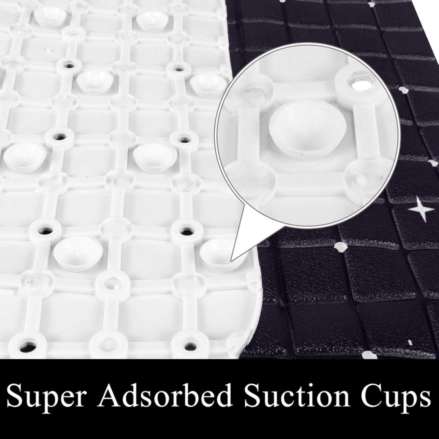 Bath Mat for Tub Funny Spacemen Galaxy Anti-Slip Shower Mats for Floor with Suction Cups for Babies,Children,Toddler Shower 26.9''x14.7'' : Health & Household
