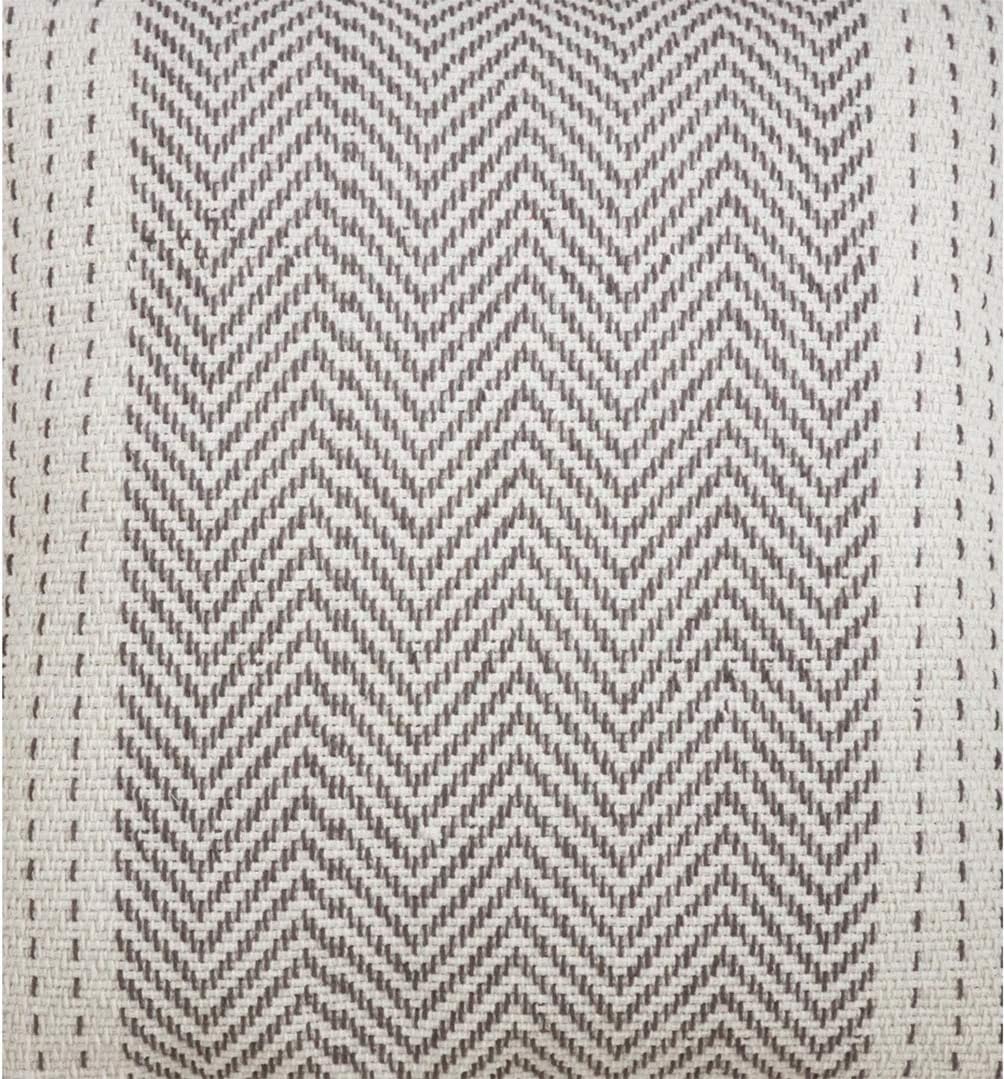 Fennco Styles Modern Kantha Stitch Design 100% Cotton Table Runner 16 x 54 Inch - Grey Table Cover for Everyday Use, Dining Room Décor, Family Gathering and Special Occasion