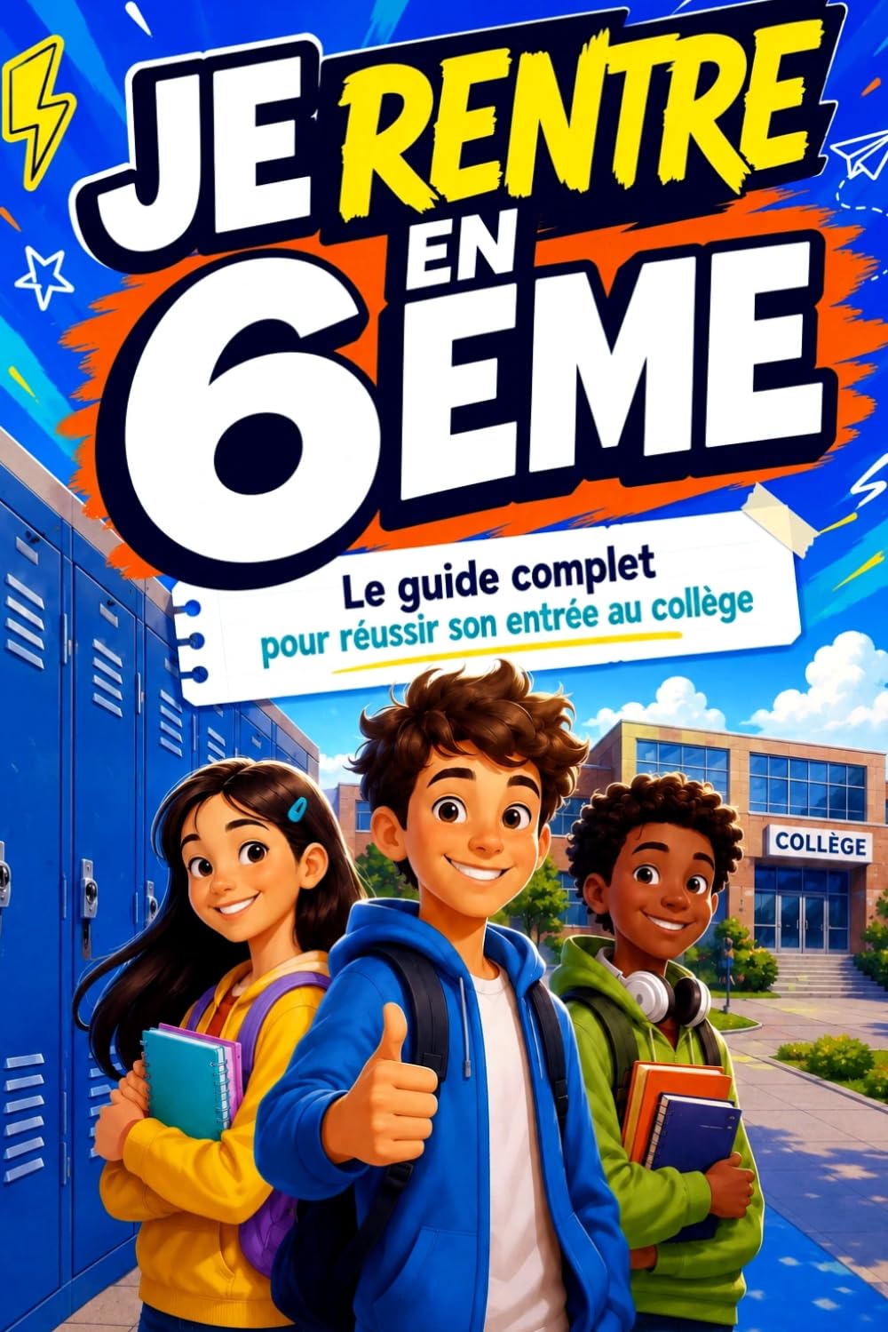 Je rentre en 6e ! Guide complet pour réussir son entrée au collège: Livre rentrée 6e : guide pratique pour préparer l’entrée en 6ème collège, ... gagner confiance et réussir sa première année