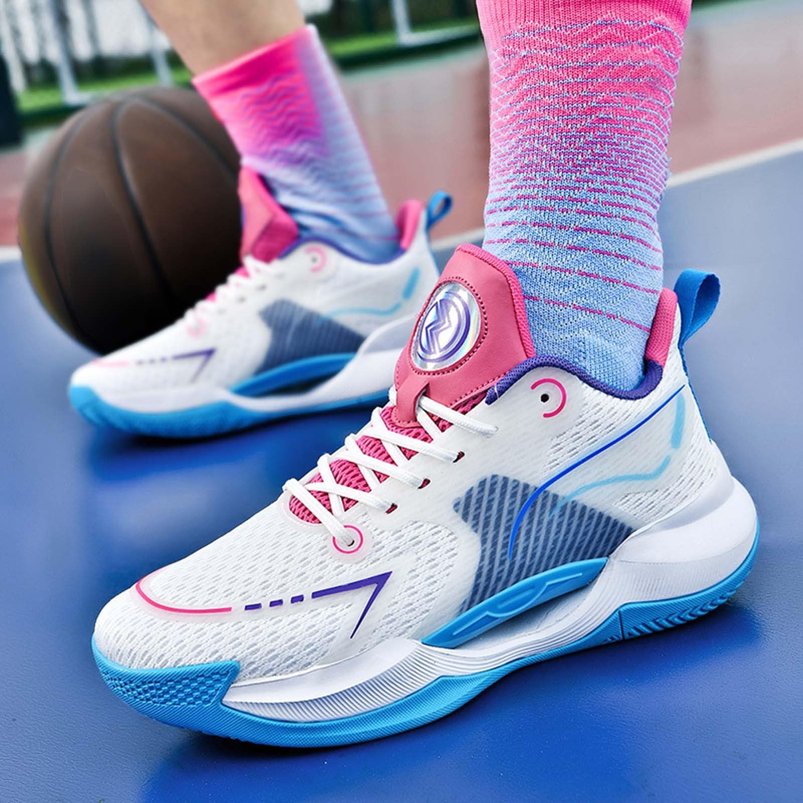 Zapatillas de mujer y hombre antideslizantes con purpurina transpirable, ideales para correr, actividades al aire libre