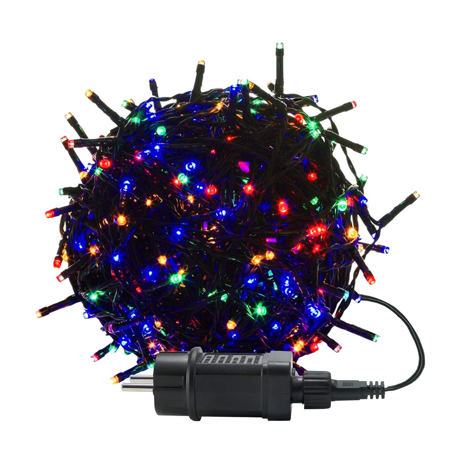 UISEBRT 30m 300 LED Lichterkette Außen Innen Dekoration für Weihnachten, Ostern, Halloween, Hochzeit, Party, mit 8 Leuchtmodi, Wasserdicht IP44 (30m 300LED, Bunt)