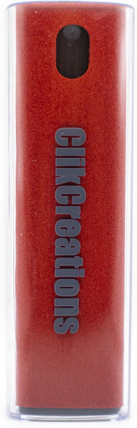 All-in-One Red Screen Cleaning Mist | Portable & Versatile Cleaning Solution for Glasses, Phones, Tablets & More | Compact & Travel-Friendly for All Ages