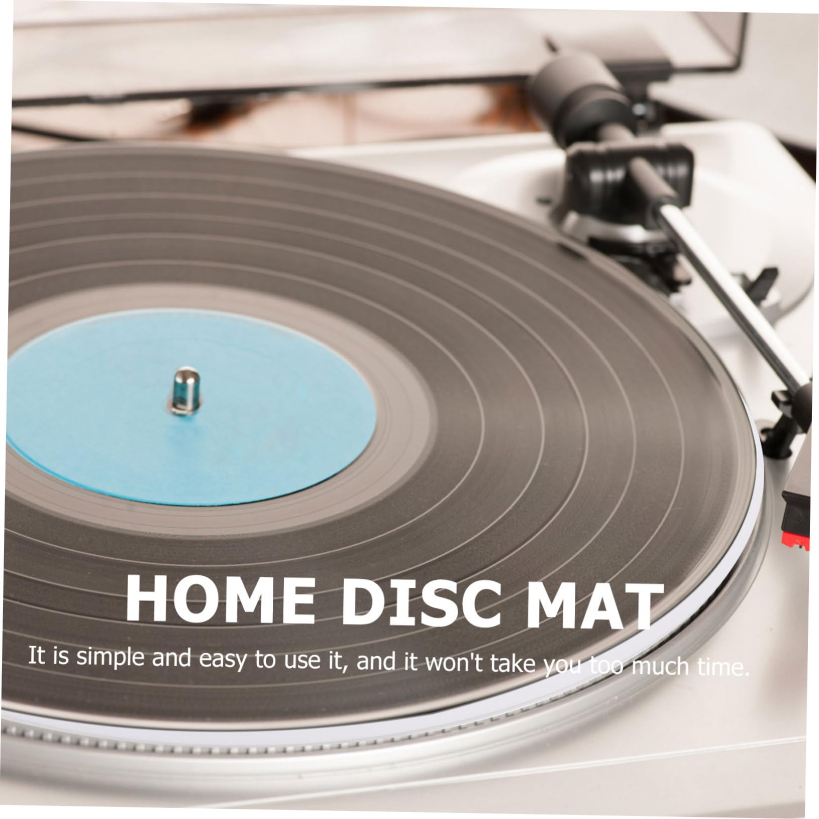 Tappetino Piatto Giradischi Acrilico Antistatico per Dischi Vinile Protezione Audio per Giradischi e Fonografi