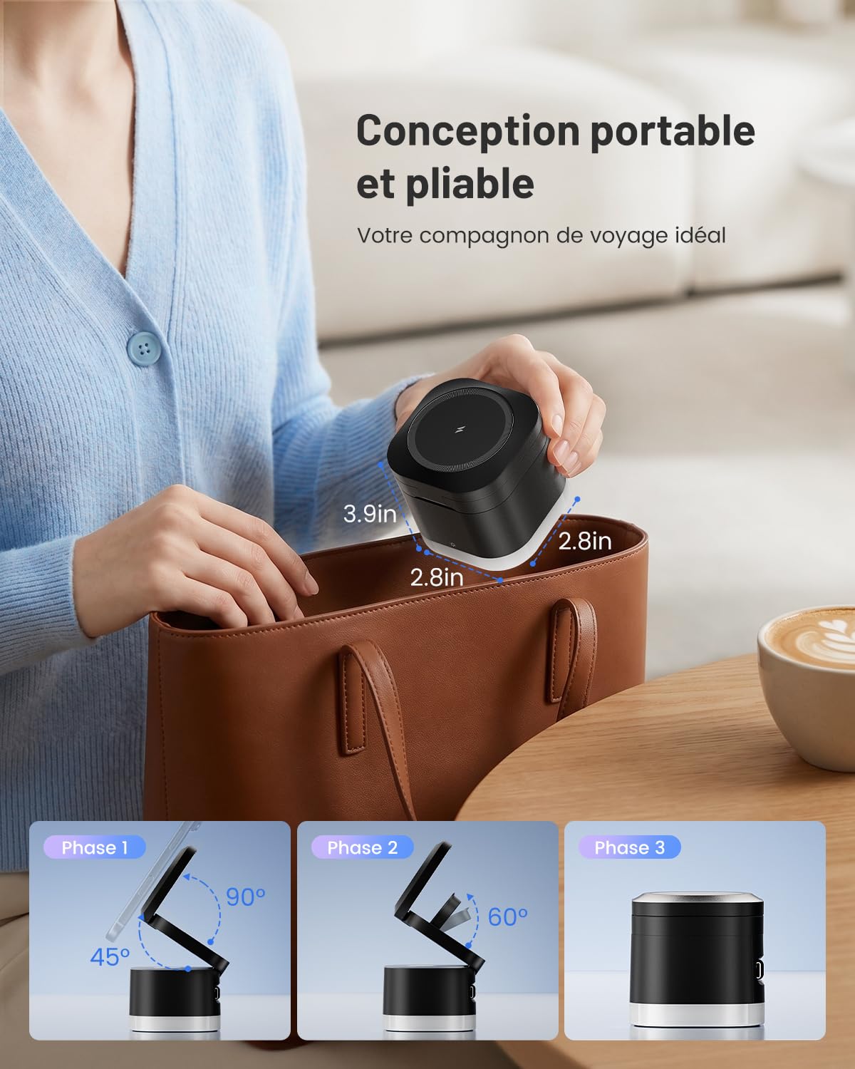 COLSUR Chargeur Induction pour Apple avec 30W Adaptateur