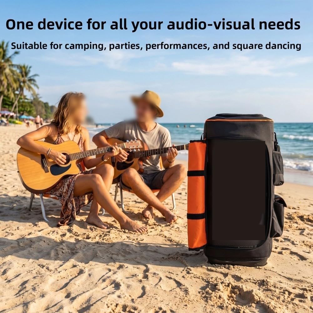 EVA Aufbewahrungstasche für JBL für partybox 310/320 Lautsprecher, tragbare harte Tragetasche mit Zubehörfach Schutztasche Reise für Outdoor