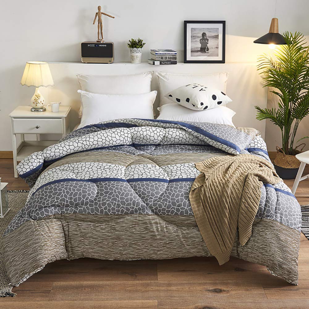 ZXCVB Piumino in Cotone per Tutte Le Stagioni l'inverno Caldo Spesso è Biancheria da Letto Confortevole E Traspirante,A-220 * 240cm/3.5kg