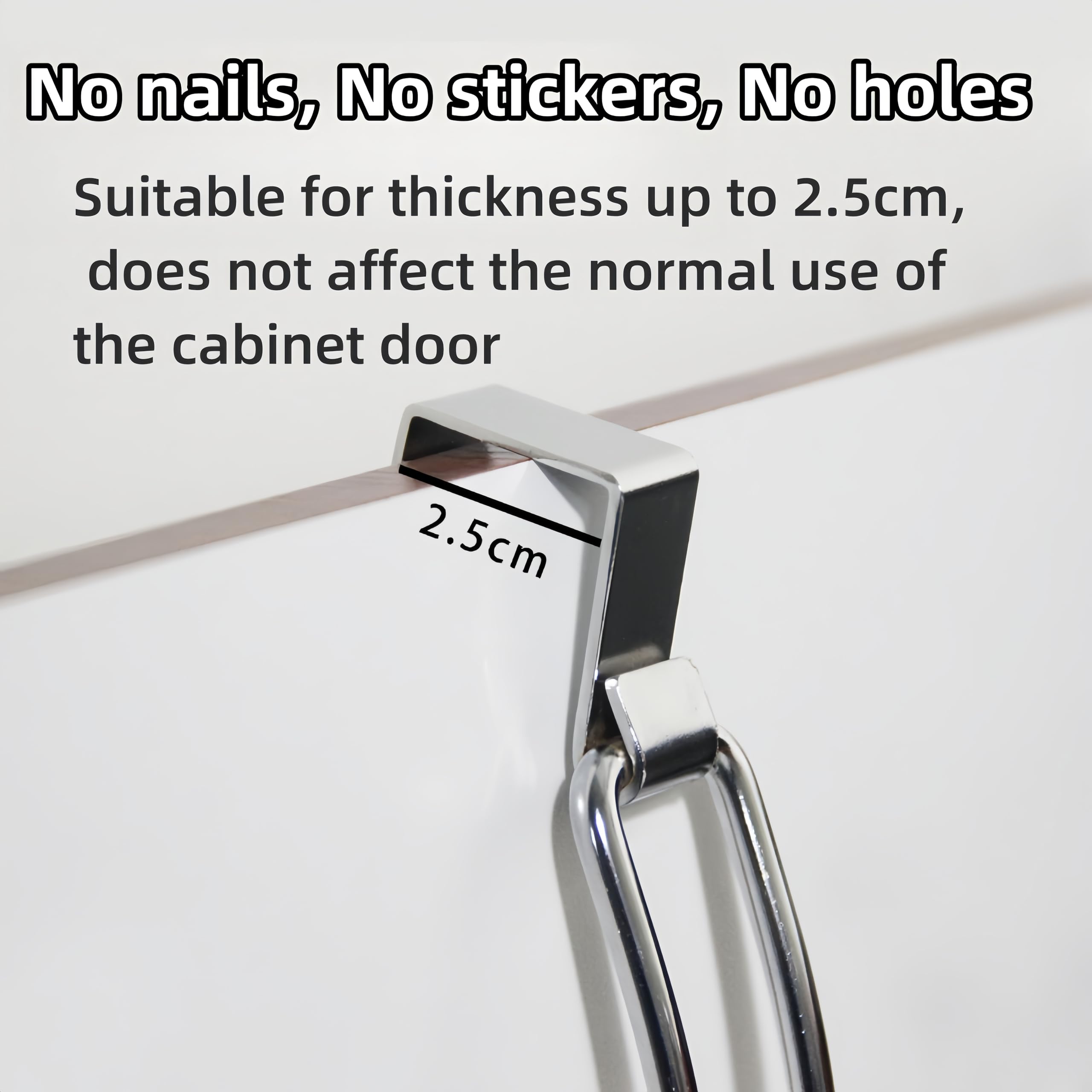 Toilet Paper Holder,Over The Tank Toilet Roll Holder for Bathroom and Washroom,Stainless Steel Brushed Nickel(Chrome) - Image 4