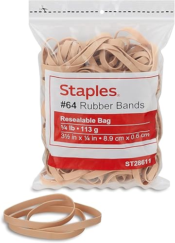 Miniatura 4 de Staples 143297 Bandas de goma económicas tamaño #64 14 libras.