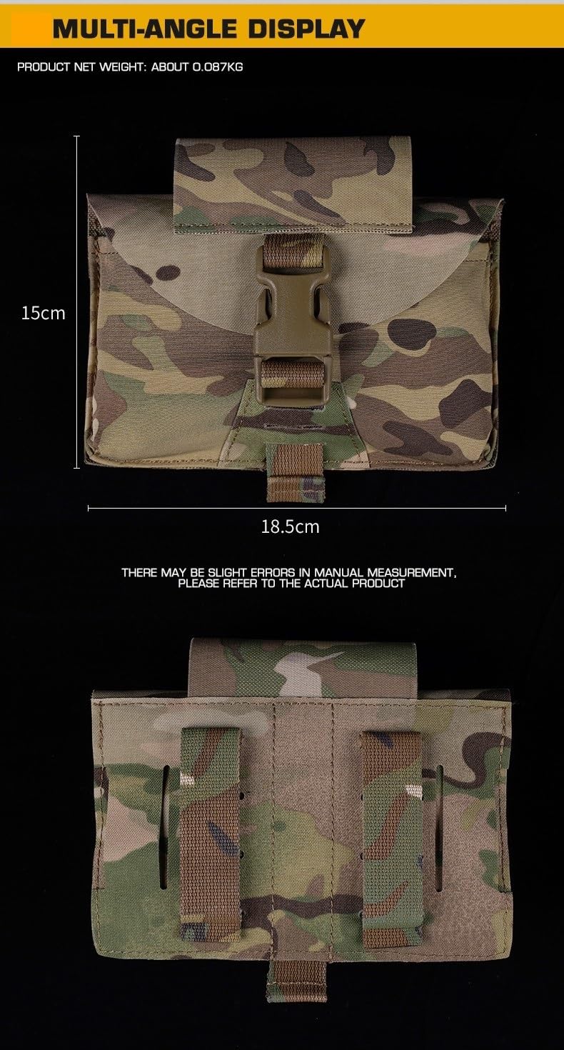 Táctico Molle Sello Bolsas Médicas Pequeñas con Soporte Superior para Torniquete, Cinturón De Liberación Rápida Edc Bolsa, Despliegue Rápido Ifak Bolsa Primeros Auxilios