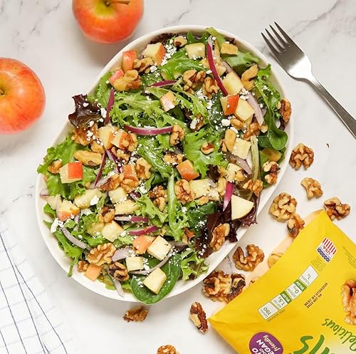 Miniatura 2 de Mitades de nuez cruda de 32 onzas (paquete de 2 de 16 onzas)  Nueces deliciosas y naturales  Sin gluten, aperitivo de proteínas a base de plantas,