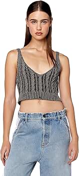 ディーゼル　トップス Amazon | [Diesel] (ディーゼル) レディース ニット トップス