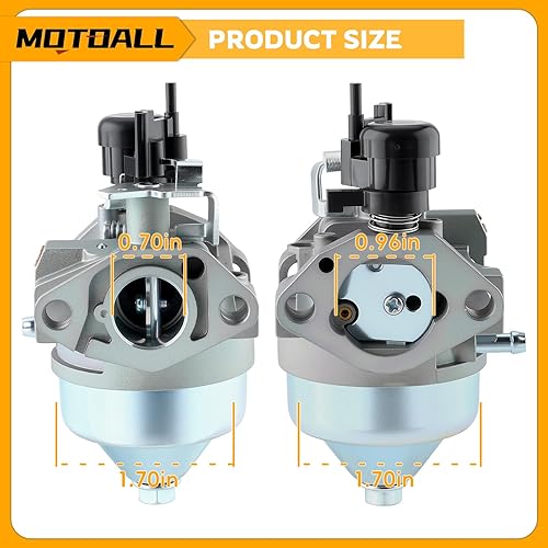 Miniatura 3 de MOTOALL Carburador 16100-Z1L-854 para motores Honda 16100-Z8B-841 GCV160A0 GCV160LA GCV160LA0 HRR216 con kit de juntas de filtro de aire de bujía