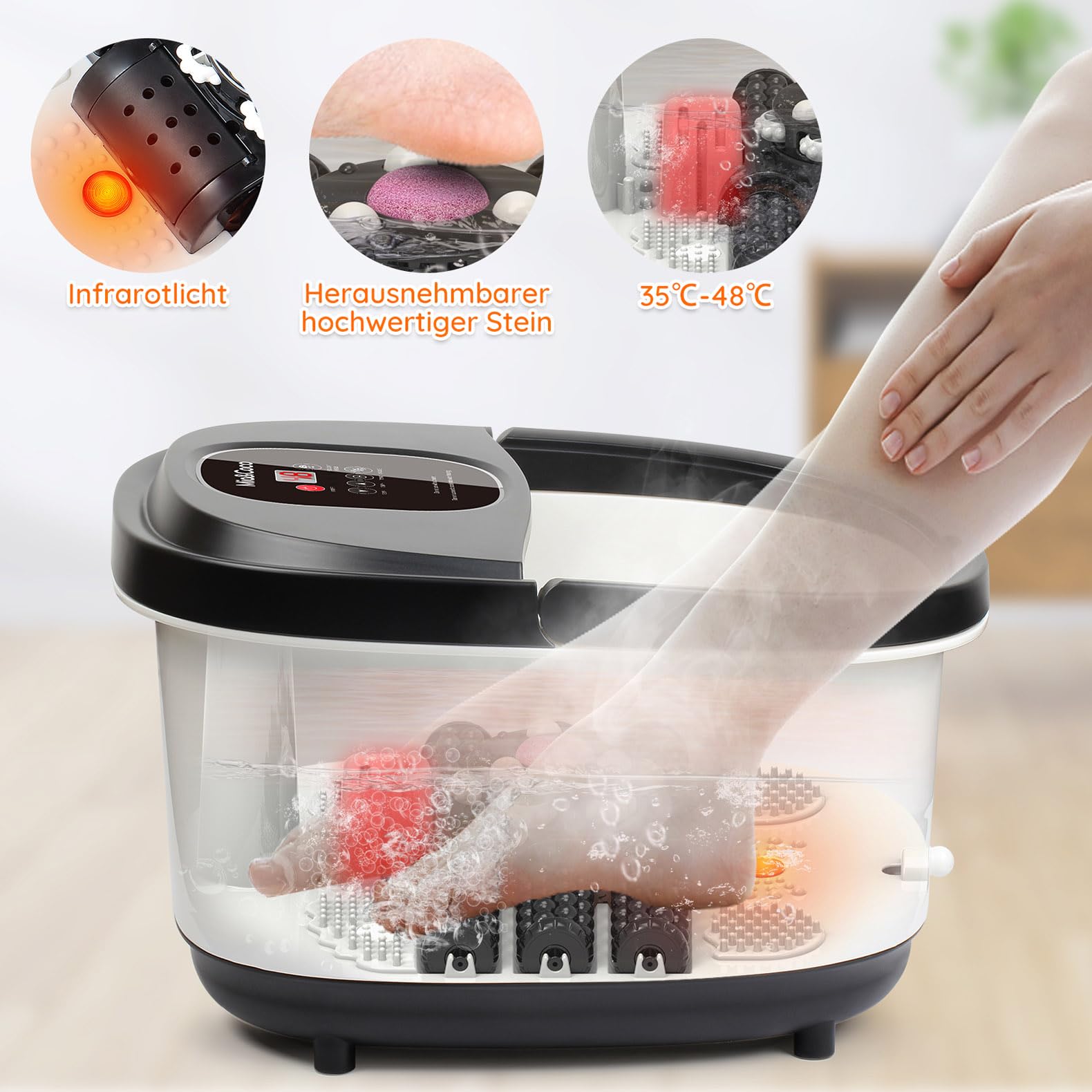 Elektrisches Fuß-SPA-Massagegerät KY-888-1
