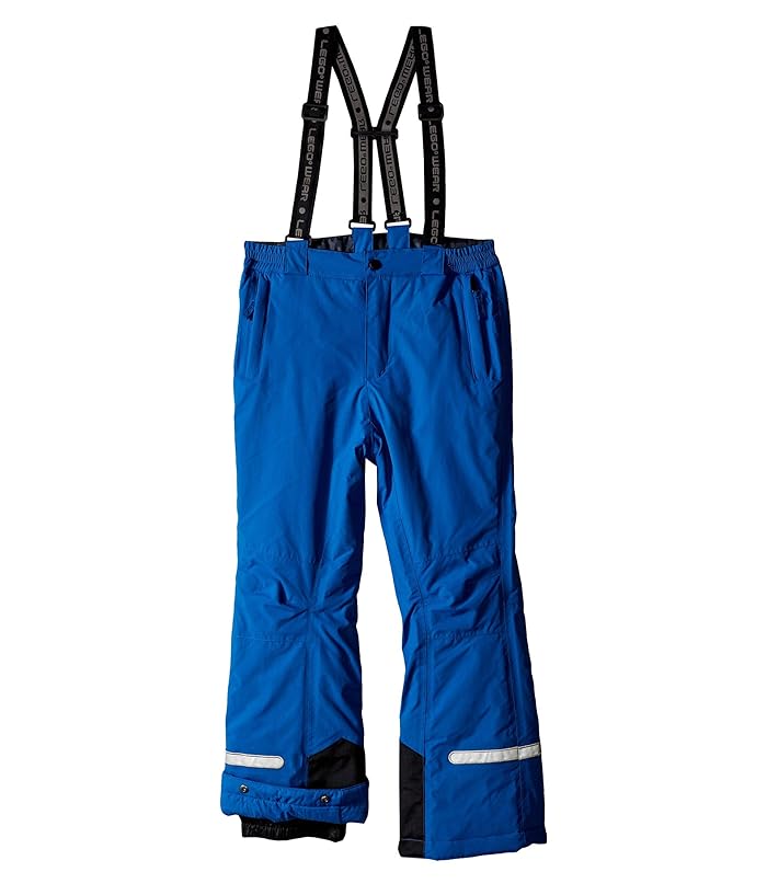 LEGO Kids  Reflective Ski Pants with Adjustable Suspenders (Toddler/Little Kids/Big Kids) (Blue) Kids Clothing