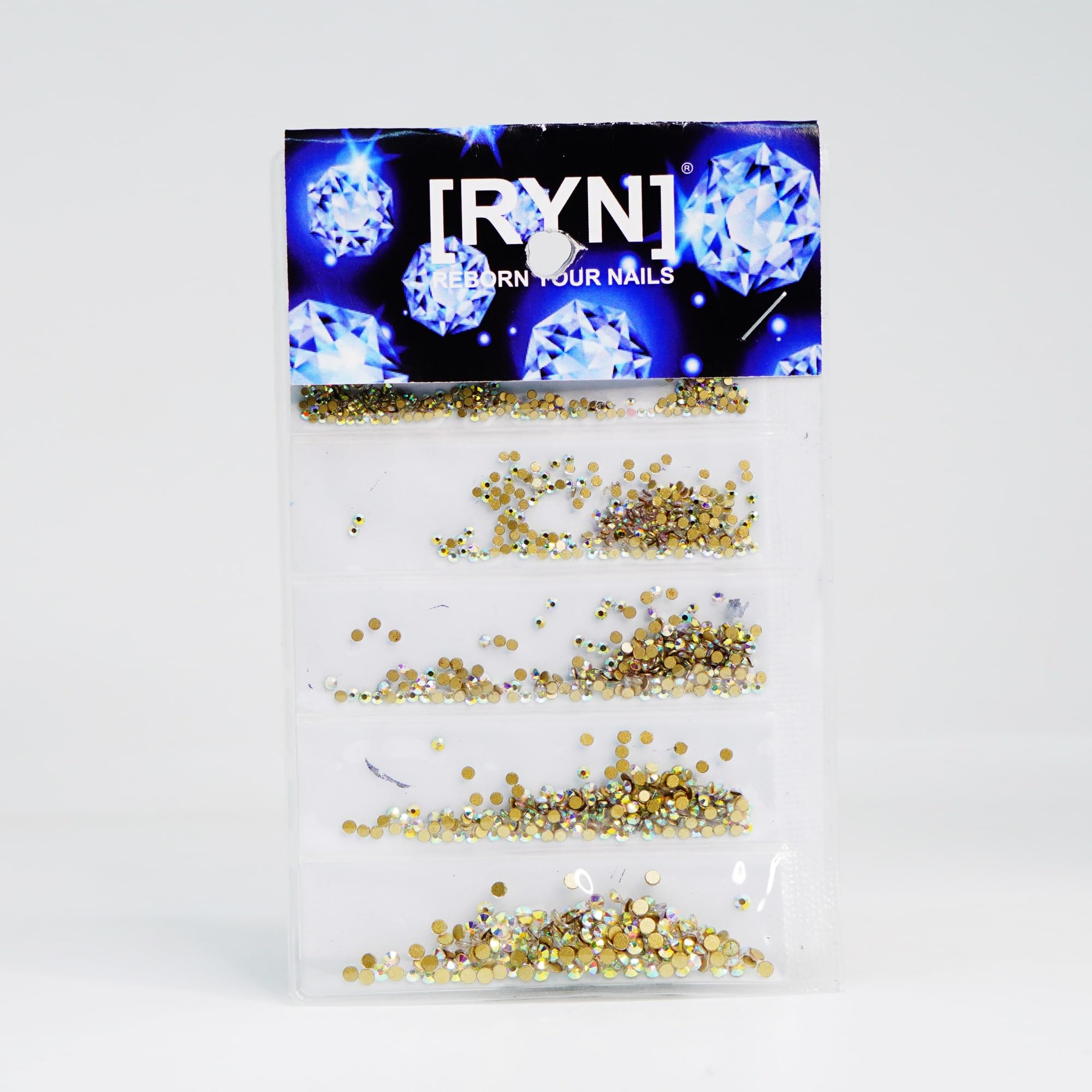 Kulis Gold Glass Rhinestones for Nails, Flatback Crystal Half Round Rhinestone for Nair Art Decoration-image-33