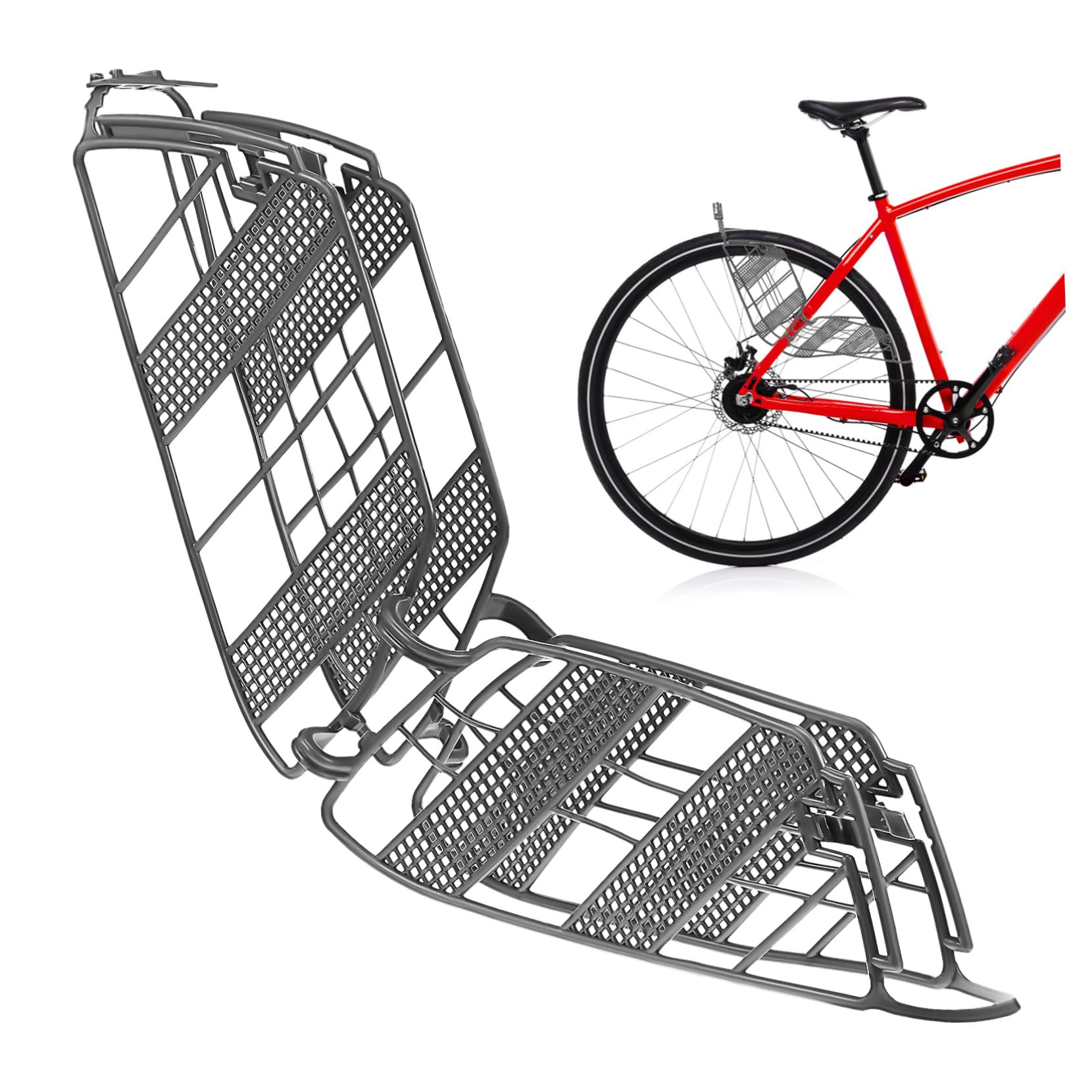 SUPVOX Bike Rear Wheel Protector Dress Guard Wheel Mesh Protective Mesh for Bicycle Seat Rear Seat Guard Easy to Install Durable All Bike Types