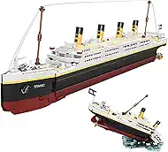 Titanic Building Blocks Set, Toy Ship Model Kit, Building Bricks Sets for Adults or Kids 6 Year Old, Compatible with Major Brands, 2022 Pieces Gift for Christmas Boys Girls Adults (2022pcs)