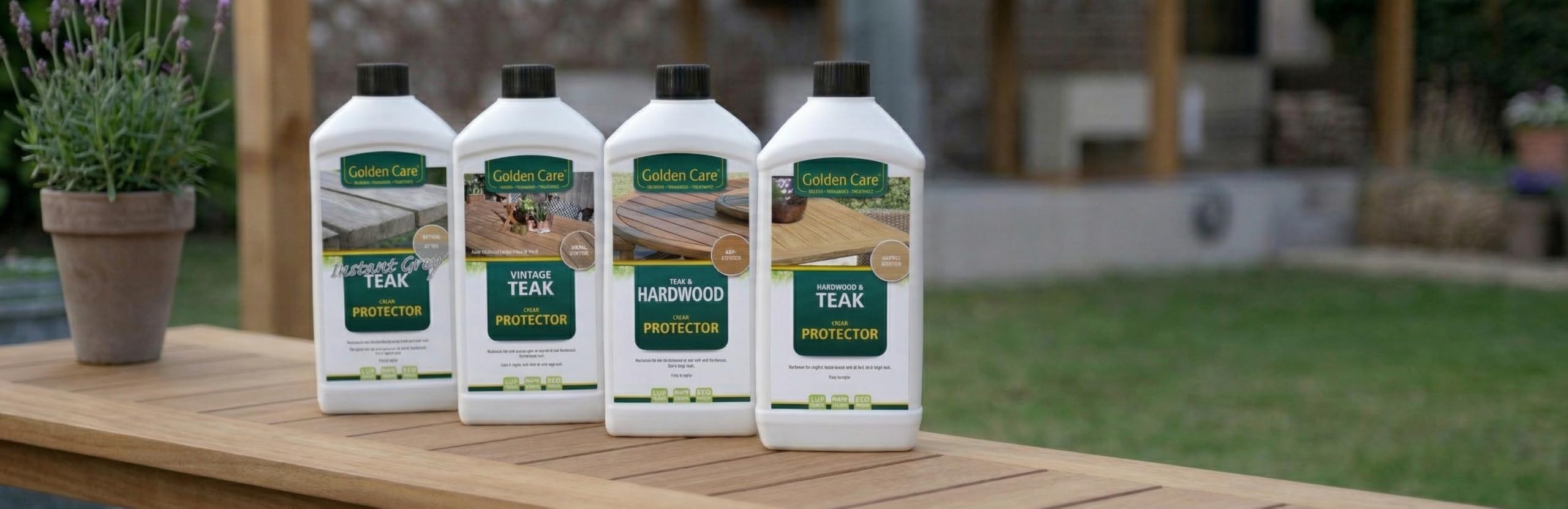 Golden Care Protector de muebles de teca, marrón miel, 1 unidad (paquete de 1)