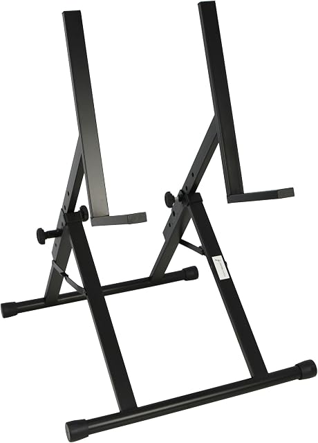 Axus GAMS01 Rocket Guitar Amplifier and Monitor Stand - Folding Amp Stand, Black