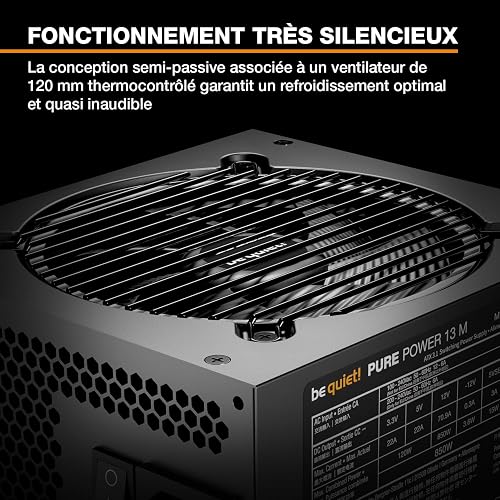 Be Quiet! Pure Power 13M ATX 3.1-850w - 80 Plus Gold - 2