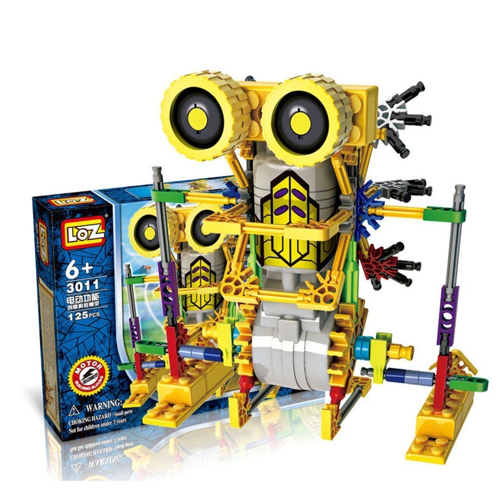 Motorial Alien Robot: Armor Kangaroo - Robotic Building Set Block Toy ,Battery Motor Operated,3D Puzzle Design Alien Primate Robot Figure for kids and adults - NanoBlocks DIY Educational Toys