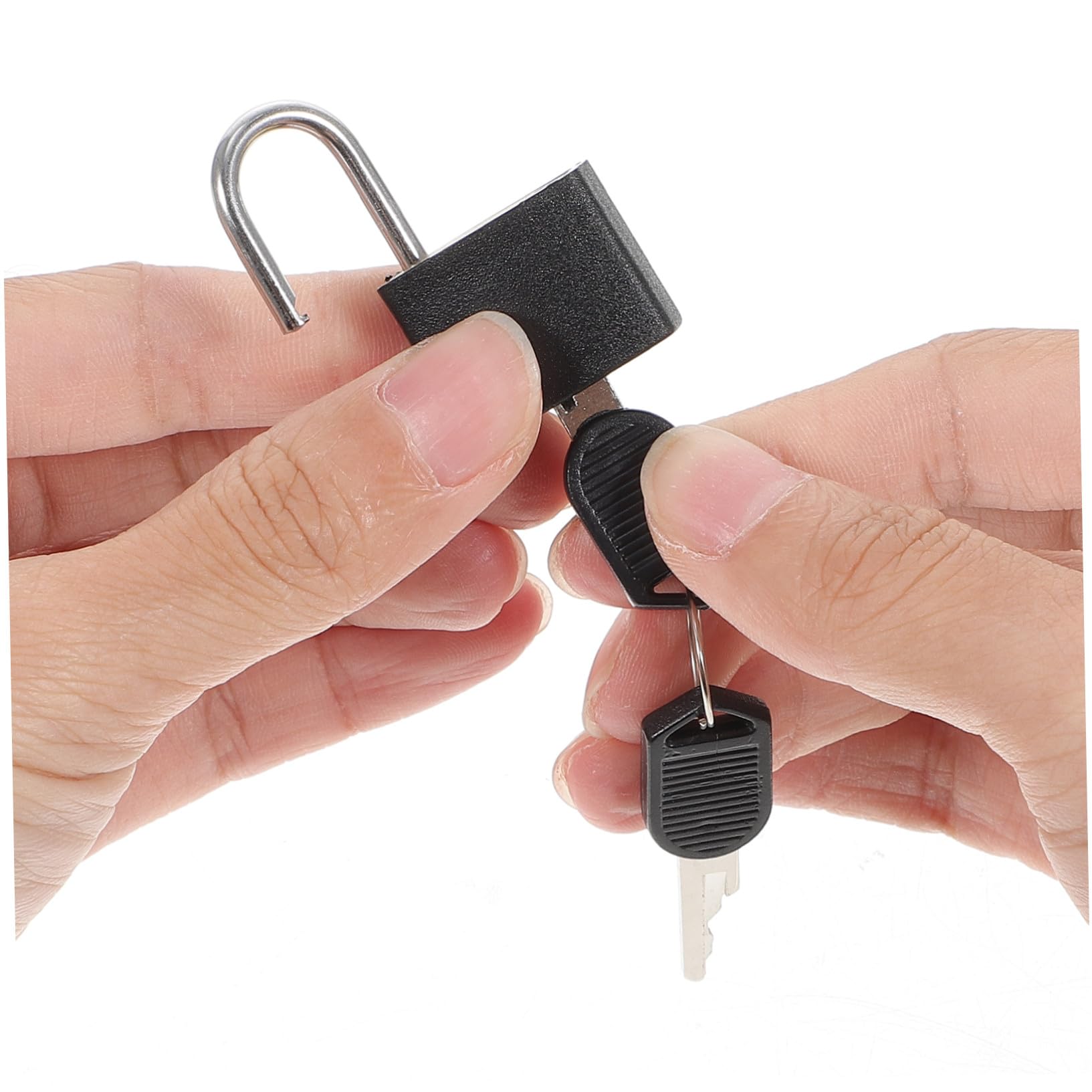 BESTYASH 3set Piccolo Lucchetto Per Valigia Lucchetti Per Armadietti Da Palestra Piccoli Lucchetti Per Valigie Serrature Per Bagagli Valigia Zaino Lucchetti Per Zaini Black Abs 7pcs*3