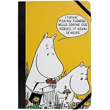 A5 Notebook Softcover - Moomin Picking Flowers