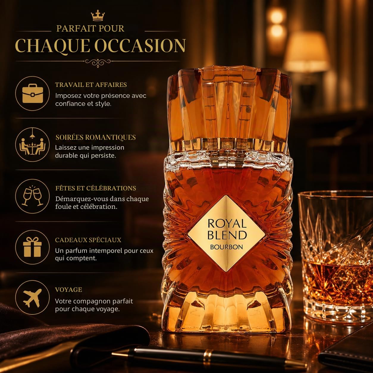Eau de parfum Royal Blend Bourbon 100 ml - French Avenue