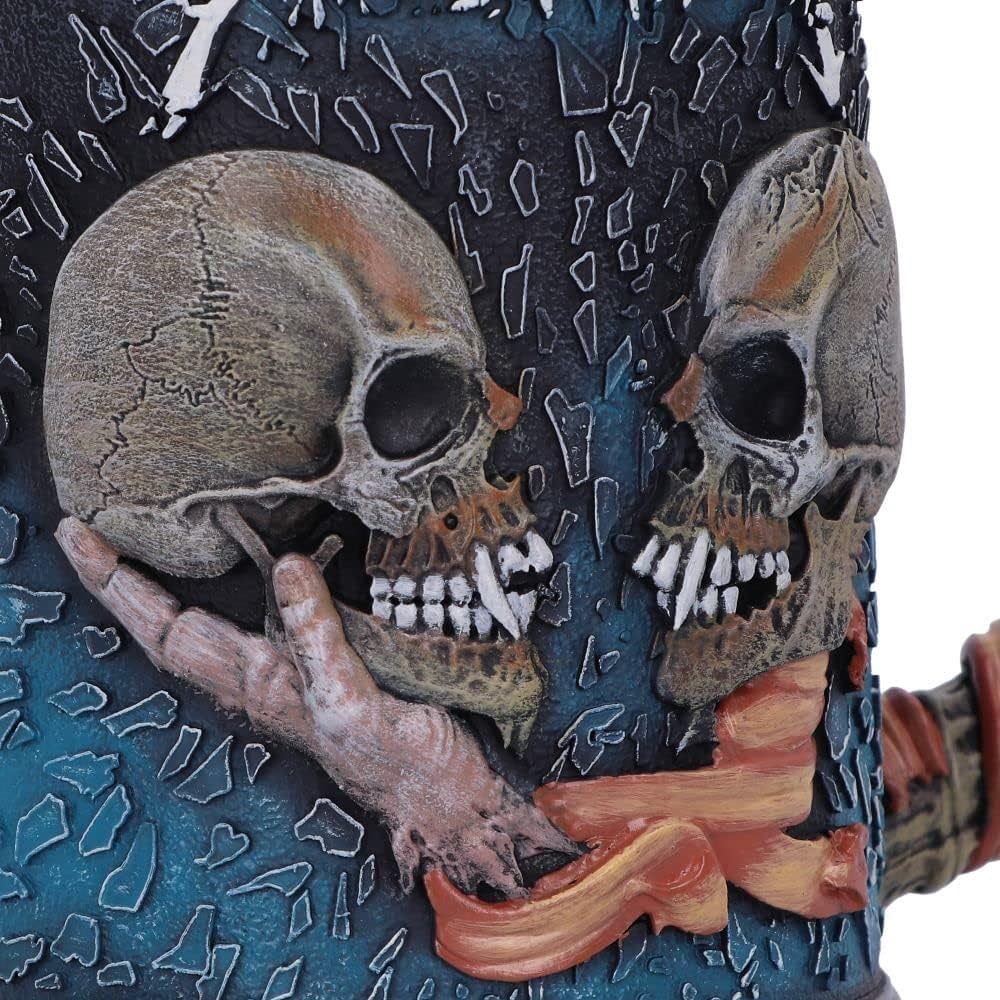 Nemesis Now Metallica Sad But True Tankard 15.5cm, Resin, Blue, Officially Licensed Metallica Merchandise, Inspired by Pushead Artwork, Cast in the Finest Resin, Expertly Hand-Painted