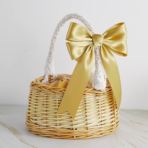 Vista 709 de MEEDEE Orange Satin Ribbon - 1.5 inch Double Faced Satin Ribbon, 50 Yards - Neon Tangerine - For Christmas, Thanksgiving, Halloween, Weddings