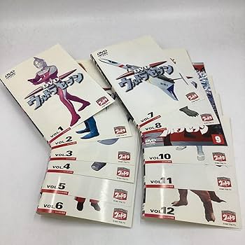 Amazon.co.jp: A1512枚セットDVDウルトラセブン12巻セット9巻
