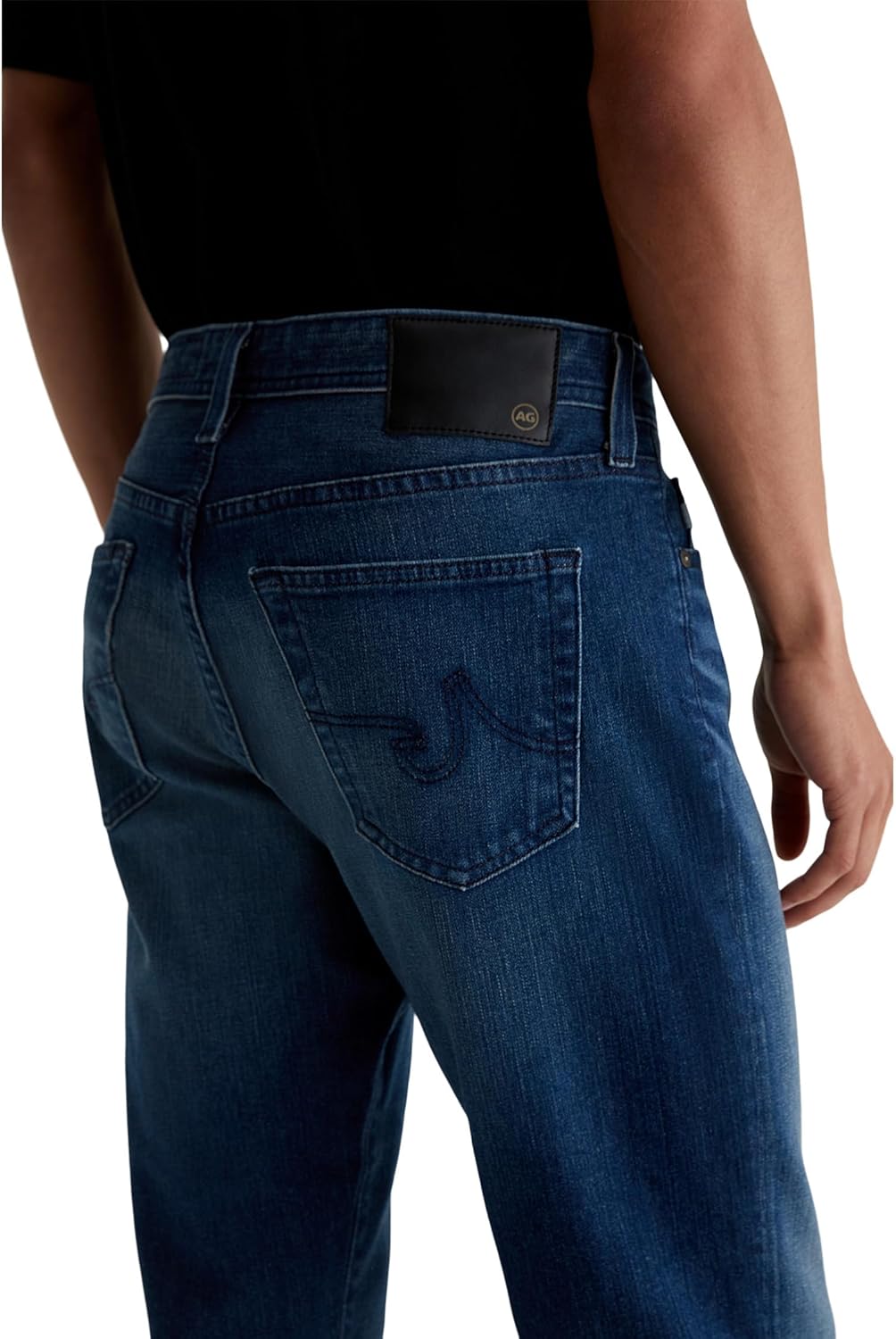 AG Mens Everett Slim Straight Jeans in Museum - Image 3