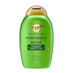 OGX Clarifying Strength Rosemary Mint Shampoo Clarifying Shampoo for Oily Hair Visibly Helps Remove Oil Residue to Clear