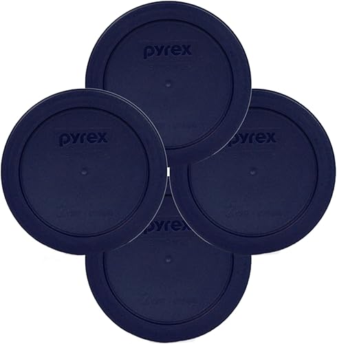 Pyrex - Cubierta redonda para 2 tazas de cristal #7200-PC para tazones de cristal