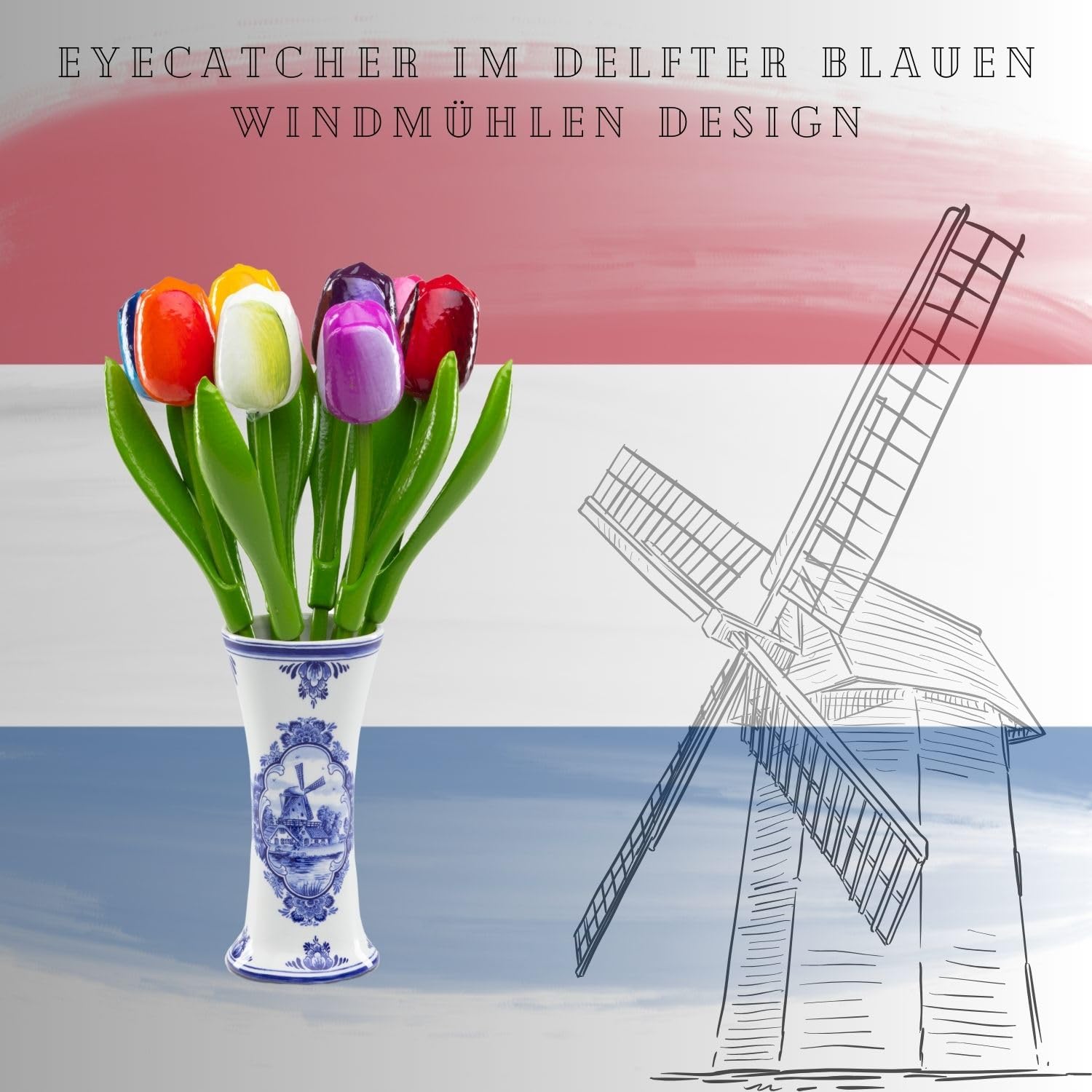 Houten bloem Riet - De mooiste decoratie in jouw huis - Fabryk Design